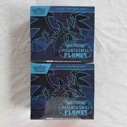Pokemon TCG Mega Phantasmal Flames Elite Trainer Box ETB Factory Sealed Lot Of 2 - Image 1