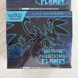 Pokemon TCG Mega Phantasmal Flames Elite Trainer Box ETB Factory Sealed Lot Of 2 - Image 3