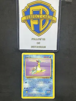 POKEMON FOSSIL UNLIMITED LAPRAS NONHOLO 25/62 PL/PR ENG - Image 1