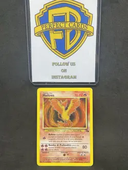 POKEMON FOSSIL UNLIMITED MOLTRES NONHOLO 27/62 LP- - Image 1