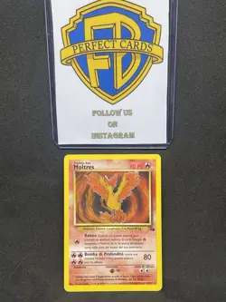 POKEMON FOSSIL UNLIMITED MOLTRES NONHOLO 27/62 PL - Image 1