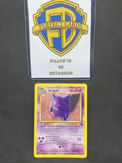 POKEMON FOSSIL UNLIMITED GENGAR NONHOLO 20/62 NM - Image 1