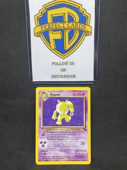 POKEMON FOSSIL UNLIMITED HYPNO NONHOLO 23/62 PL - Image 1