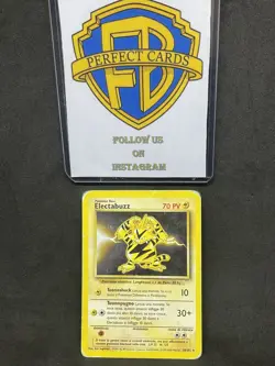 POKEMON SET BASE UNLIMITED ELECTABUZZ NONHOLO 20/102 PL/PR - Image 1