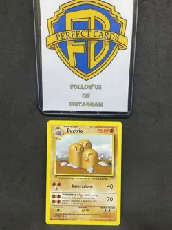 POKEMON SET BASE UNLIMITED DUGTRIO NONHOLO 19/102 NM - Image 1