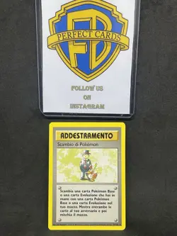 POKEMON SET BASE UNLIMITED SCAMBIO DI POKEMON NONHOLO 77/102 NM - Image 1