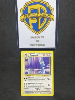 POKEMON SET BASE UNLIMITED DRAGONAIR NONHOLO 18/102 PL - Image 1