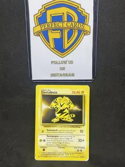 POKEMON SET BASE UNLIMITED ELECTABUZZ NONHOLO 20/102 PL - Image 1