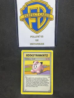 POKEMON SET BASE UNLIMITED CLEFAIRY DOLL NONHOLO 70/102 PL/PR - Image 1