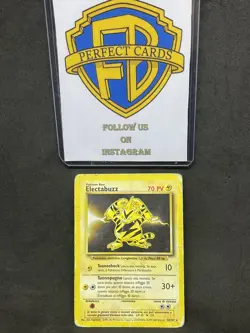 POKEMON SET BASE UNLIMITED ELECTABUZZ NONHOLO 20/102 PL/PR - Image 1