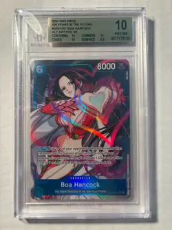 2024 One Piece BOA HANCOCK OP07 051 SR Alternate Art BGS 10 Pristine! - Image 1