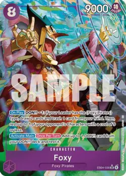 [ALTERNATE ART] Foxy (EB04-036) - One Piece The Azure Sea's Seven - Image 1