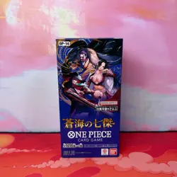 Sealed Japanese One Piece OP-14 The Azure Sea's Seven Booster Box 24 Packs - Image 1