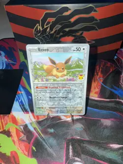 Eevee - (Pokemon Day 2025) (Reverse Cosmos Holo) 074/131 Reverse Holo - Image 1