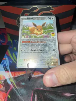 Eevee - (Pokemon Day 2025) (Reverse Cosmos Holo) 074/131 Reverse Holo - Image 3