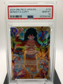 PSA 10 - Op09-119 Monkey D. Luffy - 2024 One Piece Emperors In The New World - Image 1