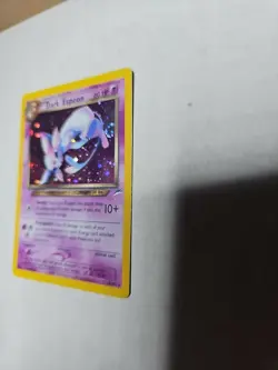 🔥Pokemon WOTC Neo Destiny Unlimited Dark Espeon 4/105 Holo Rare LP SWIRL 🌀 - Image 4