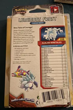Pokemon Sun & Moon Burning Shadows Luminous Frost Theme Deck 2017 SEALED - Image 2