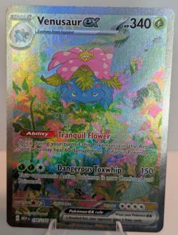 Venusaur ex 198/165 Sv: Scarlet & Violet 151 Holo Pokemon Card TCG NM-M - Image 1