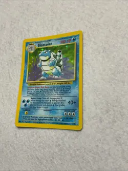 1999 Pokemon TCG Blastoise Base Set Holo Unlimited Shadowless 2/102 RARE! - Image 2
