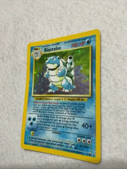 1999 Pokemon TCG Blastoise Base Set Holo Unlimited Shadowless 2/102 RARE! - Image 3