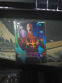Citizens, Take A Stand - GD01-105 - R+ Alternate Art - Gundam Card Game TCG - Image 1