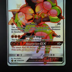 Buzzwole GX SV68/SV94 Pokemon Hidden Fates Holo Full Art Card - Image 3