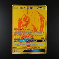 Tapu Koko GX SV93/SV94 Pokemon Hidden Fates Holo Full Art Card - Image 1
