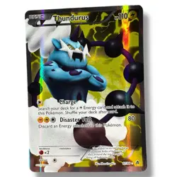 Thundurus 97/98 Full Art Pokemon TCG Black & White Emerging Powers Card NM - Image 1
