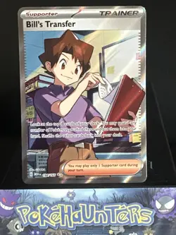 Pokemon Card Bill's Transfer 194/165 Scarlet & Violet 151 Holo Ultra Rare NM - Image 1