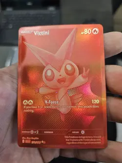 Pokemon TCG Black Bolt White Flare Red Victini Card 171/086-ENGLISH NM - Image 1
