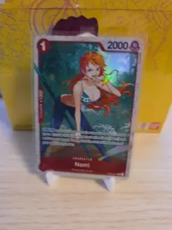 Nami OP01-016 R Three Captains Rare One Piece Card Game English Foil Waifu - Image 1