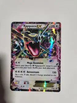 Pokemon TCG Rayquaza EX XY69 Holo Black Star Promo Card - Image 1