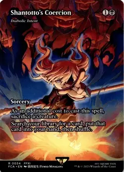 Shantotto's Coercion - Diabolic Intent (Showcase) FINAL FANTASY: FCA Normal NM - Image 1
