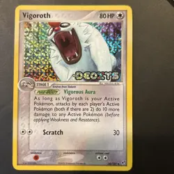2005 Pokemon Card - Vigoroth Stamped Deoxys 50/107 Reverse Holo Grade Ready 🔥🔥 - Image 1