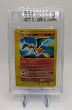 BGS 9 Mint Charizard 6/165 Reverse Holo 2002 Pokemon Expedition - Image 1