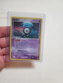 LP Unown (G) G/28 Unseen Forces Holo Pokemon - Image 1