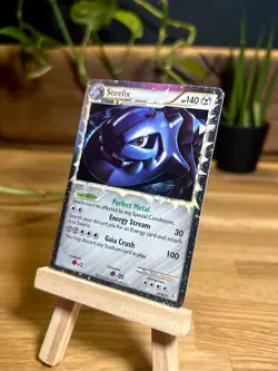 Steelix 87/95 Prime Holo Foil Ultra Rare HGSS Unleased Set Pokemon Card 2010 - Image 4