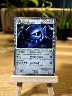 Steelix 87/95 Prime Holo Foil Ultra Rare HGSS Unleased Set Pokemon Card 2010 - Image 5