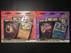 Pokemon TCG Ascended Heroes Tech Sticker Collection Set Of 2 Charmander Gastly - Image 1