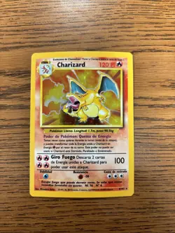 Pokemon 1999 Charizard Spanish Base Set Holo 4/102 - Image 1