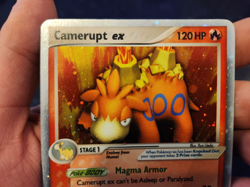 Camerupt EX 92/106 Emerald Slight Play Pokemon Card - Image 3