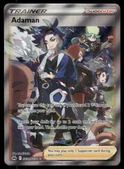 Pokemon Cards Adaman GG57/GG70 Crown Zenith Galarian Gallery Rare Ultra NM - Image 1