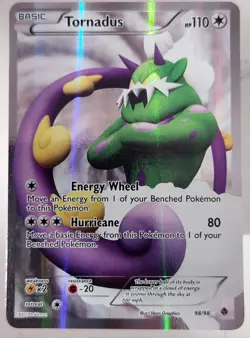 Pokemon Emerging Powers Thundurus EX Tornadus 98/98 Black & White Nm Tcg Vintage - Image 1