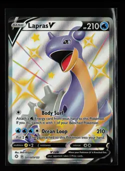 Lapras V SV110/SV122 Shiny Holo Rare Shining Fates: Shiny Vault Pokemon Card - Image 1