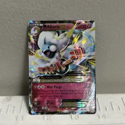 2016 POKEMON XY #69 69/124 MEGA ALTARIA EX FATES COLLIDE OFF CENTERED - Image 1