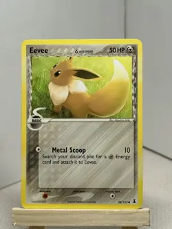 Eevee Pokemon TCG Delta EX Delta Species 68/113 Regular - Image 1