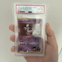 Pokemon TCG Rockets Mewtwo Gym Challenge Holo PSA 10 - Image 1