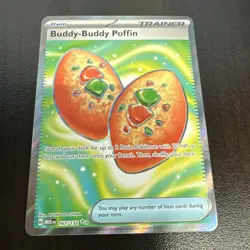 Pokemon TCG Buddy-Buddy Poffin 167/132 Me01: Mega Evolution Holo Ultra Rare - Image 1