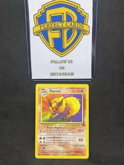 POKEMON JUNGLE UNLIMITED FLAREON NONHOLO 19/64 LP - Image 1